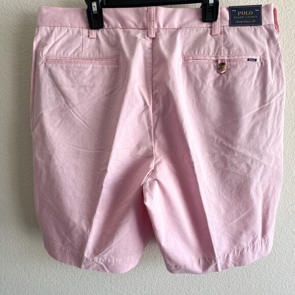 Polo Ralph Lauren Stretch Classic Fit Pink Chino Shorts Men’s Size 34 NWT - Picture 6 of 10